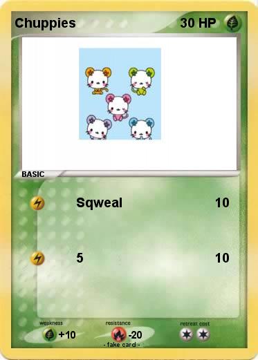 Pokemon Chuppies