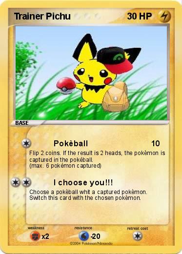 Pokemon Trainer Pichu