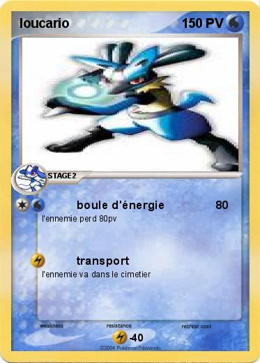 Pokemon loucario