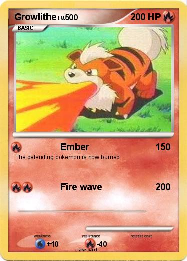 Pokemon Growlithe