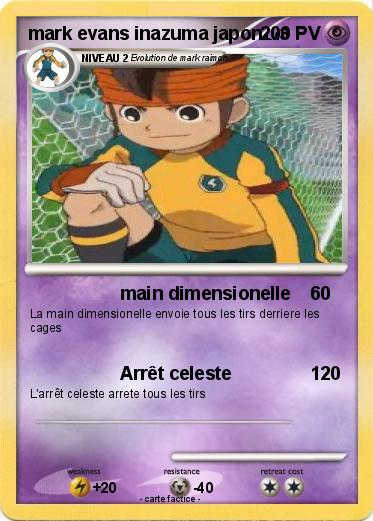 Pokemon mark evans inazuma japon