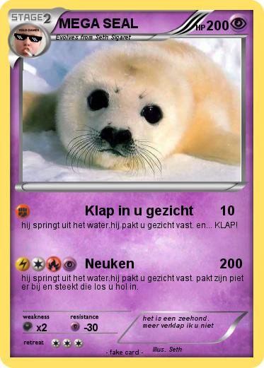 Pokemon MEGA SEAL