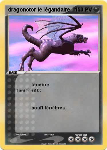 Pokemon dragonotor le légandaire