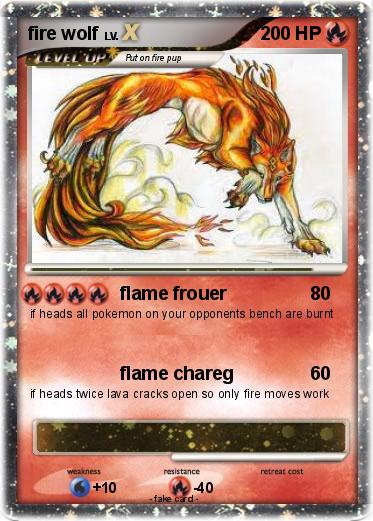 Pokemon fire wolf