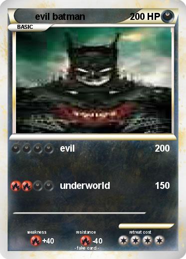 Pokemon evil batman