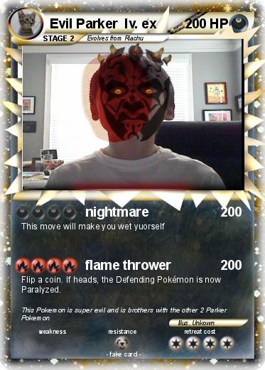 Pokemon Evil Parker  lv. ex