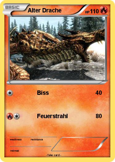 Pokemon Alter Drache