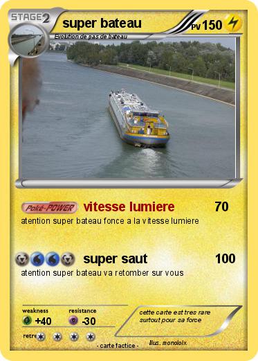 Pokemon super bateau