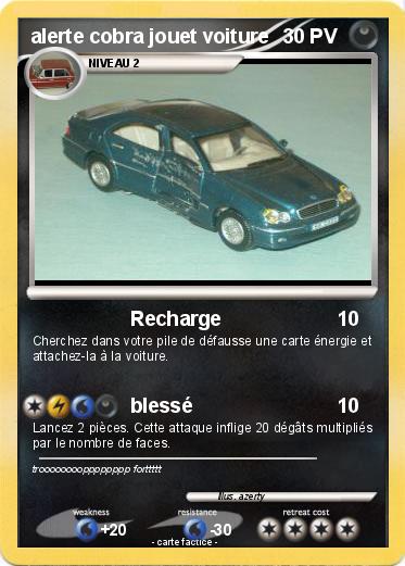 Pokemon alerte cobra jouet voiture