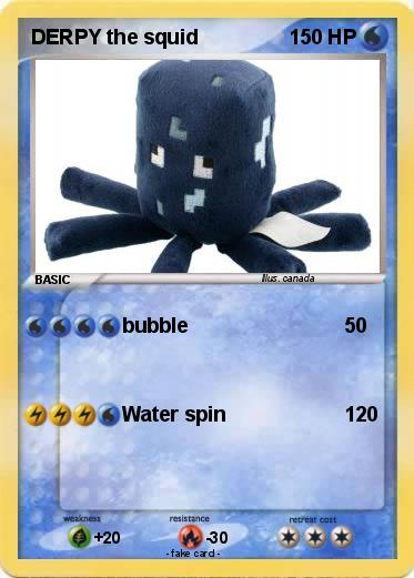 Pokemon DERPY the squid