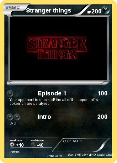 Pokemon Stranger things