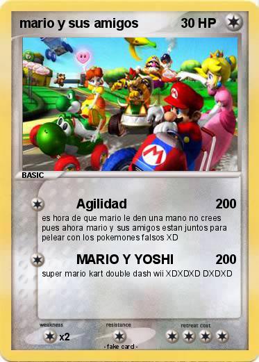 Pokemon mario y sus amigos