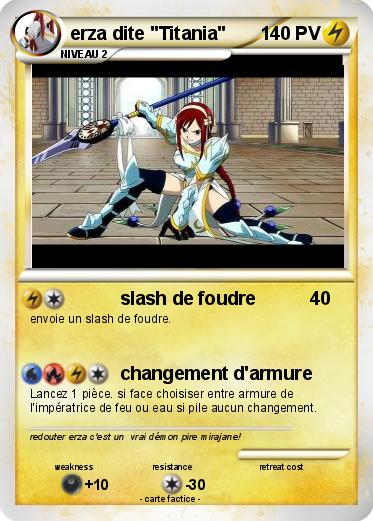 Pokemon erza dite "Titania"
