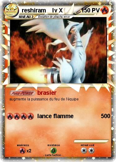 Pokemon reshiram    lv X