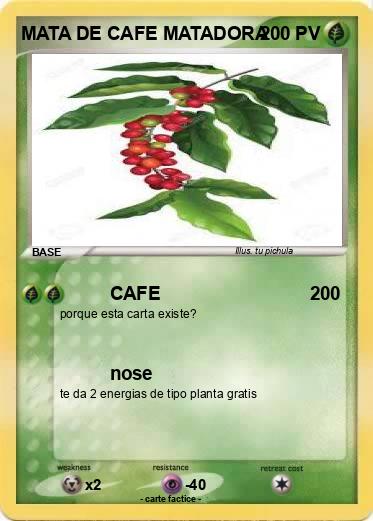 Pokemon MATA DE CAFE MATADORA