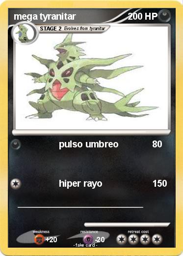 Pokemon mega tyranitar
