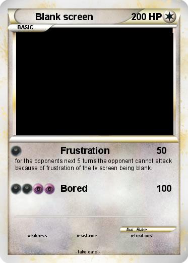 Pokemon Blank screen