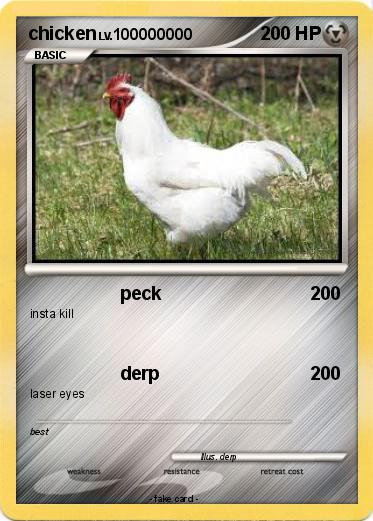 Pokemon chicken