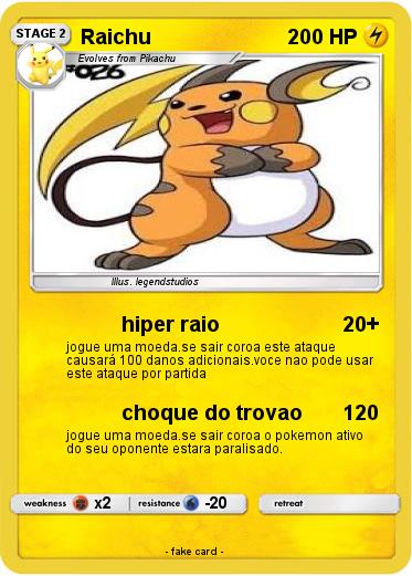 Pokemon Raichu