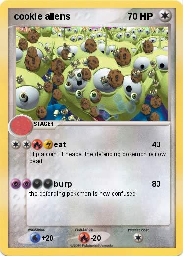 Pokemon cookie aliens