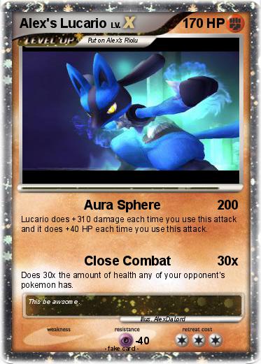 Pokemon Alex's Lucario
