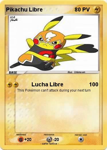 Pokemon Pikachu Libre