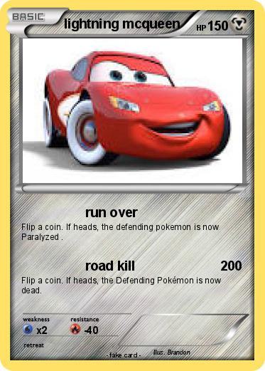 Pokemon lightning mcqueen