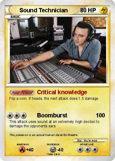Pokemon Sound Technician