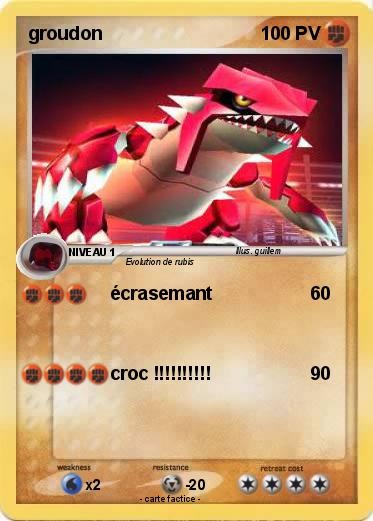 Pokemon groudon