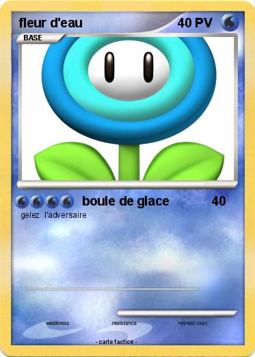 Pokemon fleur d'eau
