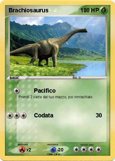 Pokemon Brachiosaurus
