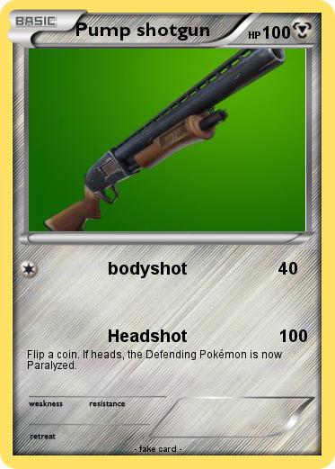 Pokemon Pump shotgun