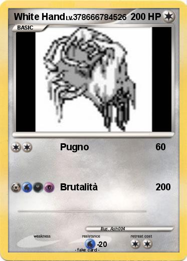 Pokemon White Hand