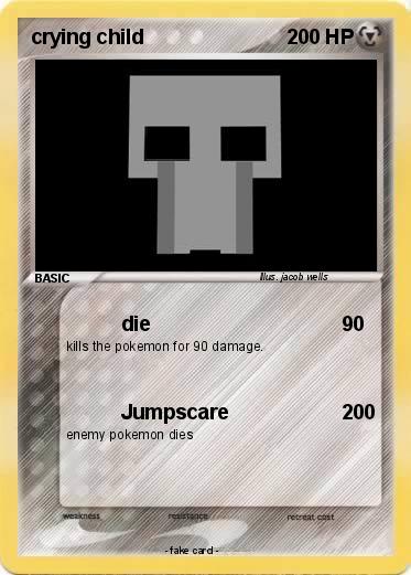 Pokemon crying child