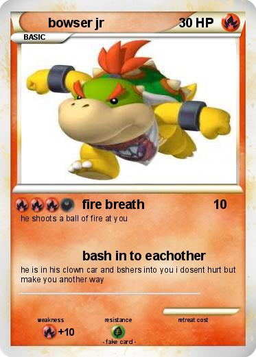 Pokemon bowser jr