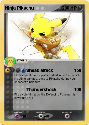 Pokemon Ninja Pikachu