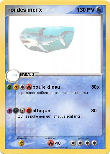Pokemon roi des mer x