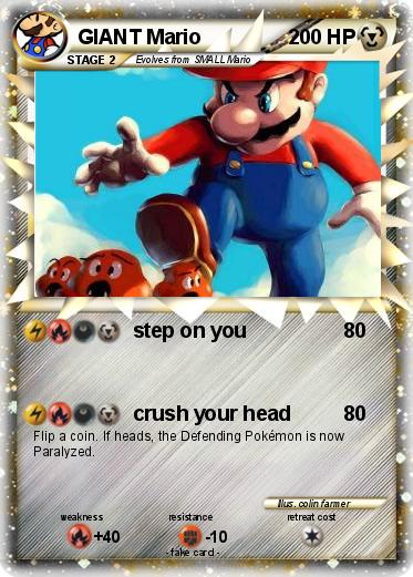 Pokemon GIANT Mario