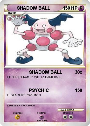 Pokemon SHADOW BALL