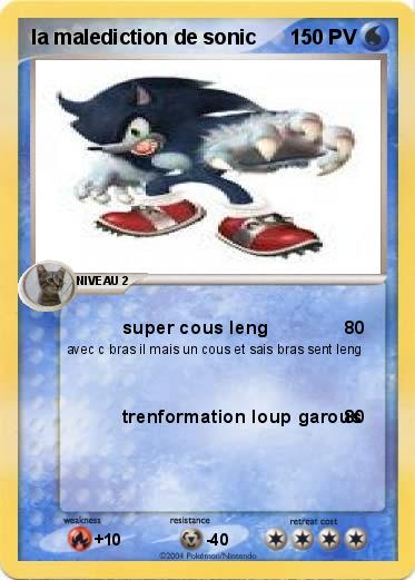 Pokemon la malediction de sonic