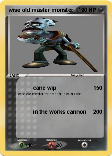 Pokemon wise old master monster
