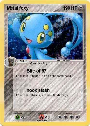 Pokemon Metal foxy