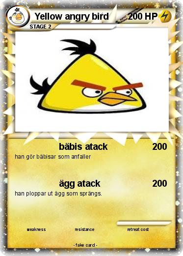 Pokemon Yellow angry bird