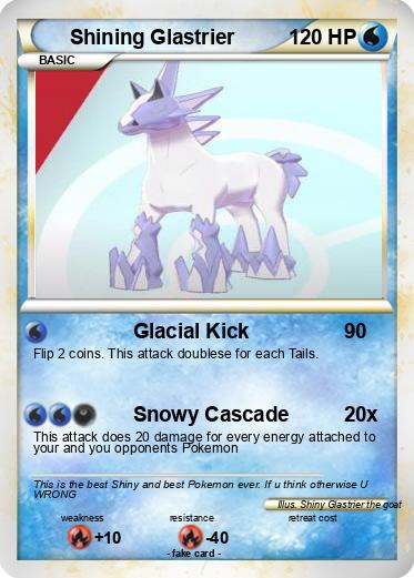 Pokemon Shining Glastrier