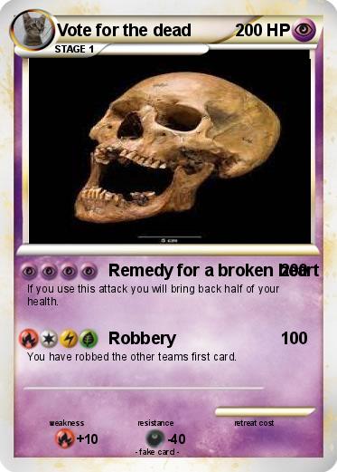 Pokemon Vote for the dead