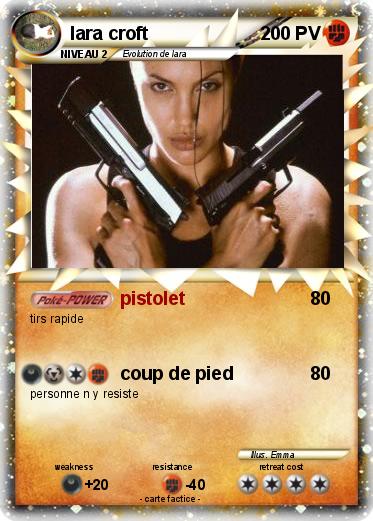 Pokemon lara croft
