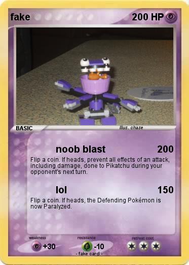 Pokemon fake