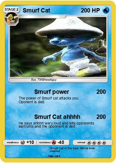 Pokemon Smurf Cat