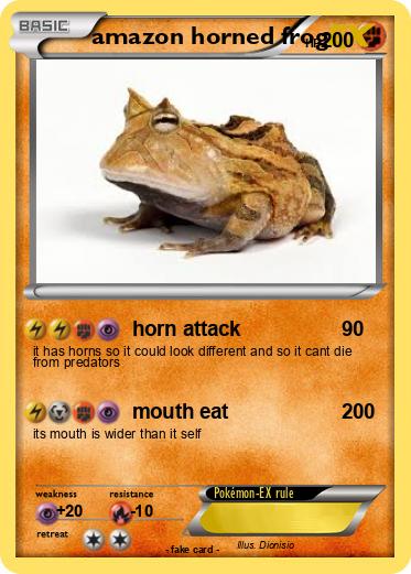 Pokemon amazon horned frog