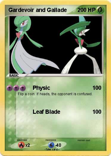 Pokemon Gardevoir and Gallade